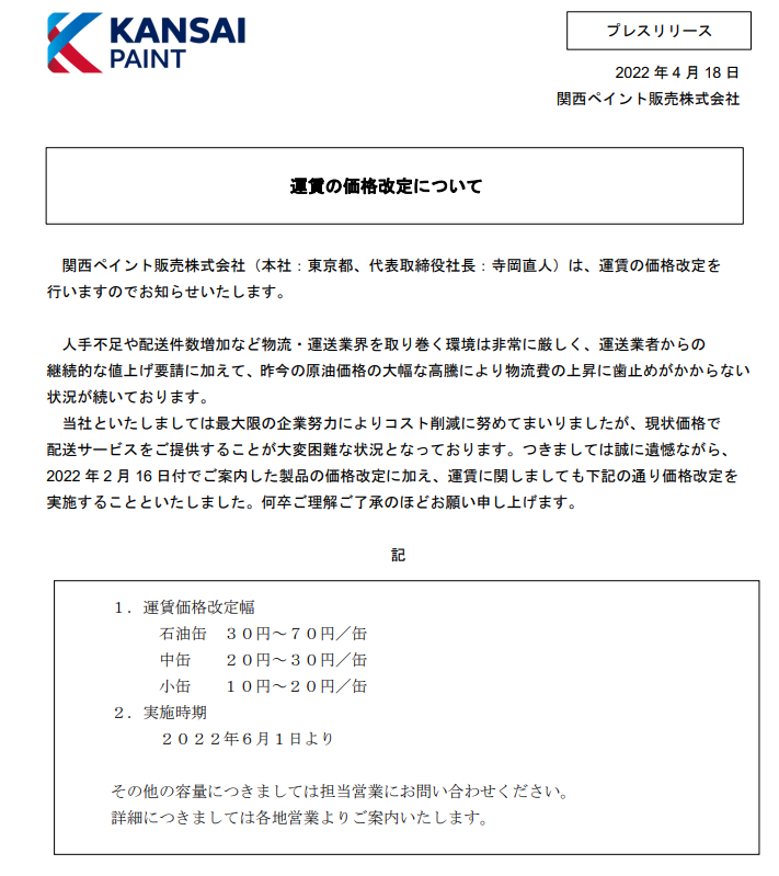 扛不住就涨价！多乐士、PPG、关西涂料再次提价应对