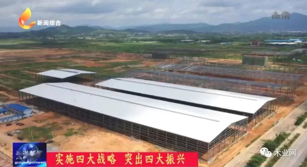 广西闽桂木业生态产业城项目建设进展加速