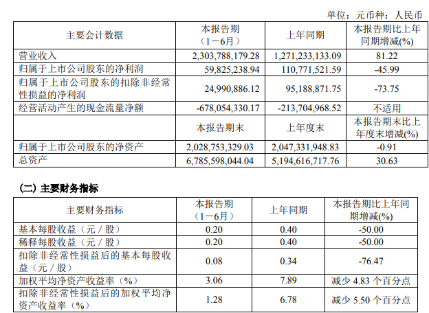 亚士创能上半年营收23.04亿，家装涂料及防水业务势头强劲